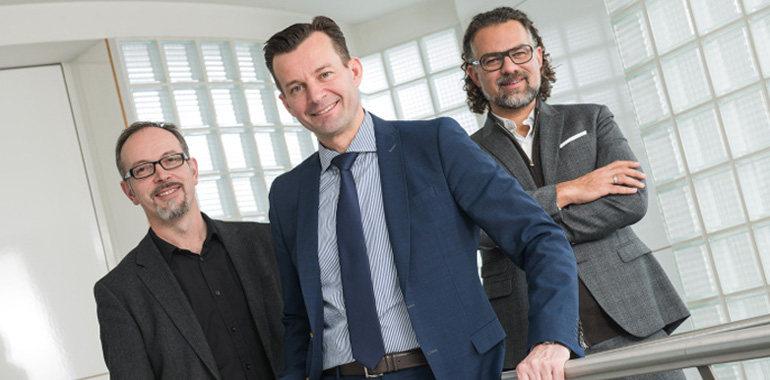 Es tut sich was in der Linzer Agenturszene (v.l.): Harry Kriegner, Gerhard Kürner und Clemens Strobl