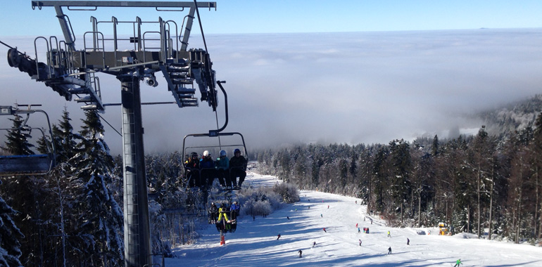Alpen light: Das Skigebiet am Hochficht ist ein absolut lohnendes Tageseziel
