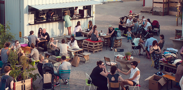 Ein weiteres neues, urbanes Projekt entsteht diesen Sommer in der Tabakfabrik Linz