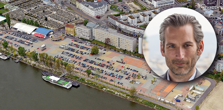 Das Jahrmarktgelände im Herbst 2017: ein öder Großparkplatz.