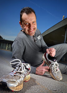 "Mister Linz Marathon" Ewald Tröbinger läuft auch selber ziemlich viel und ziemlich weit.