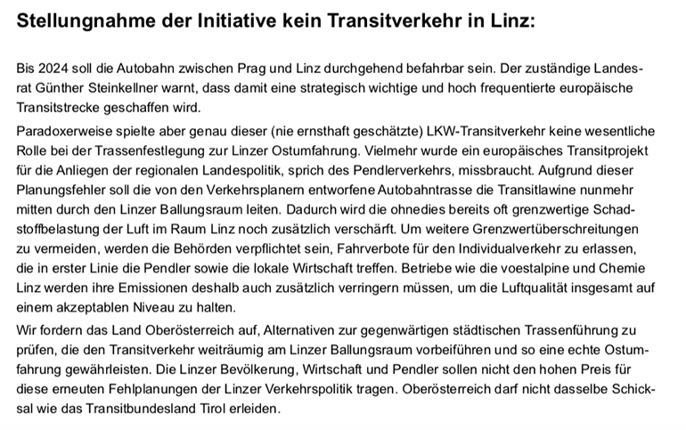 Keintransitlinz