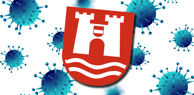 Virus infection or bacteria flu background