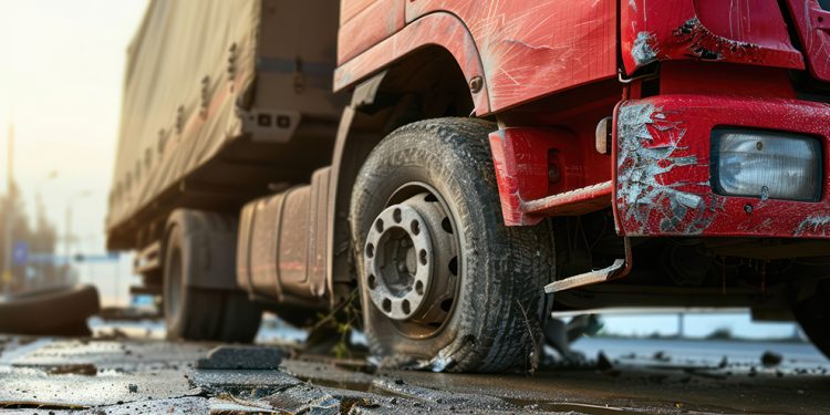 truck accident stock photo --ar 2:1 --style raw Job ID: 18f31c6a-fdd8-4940-84a6-04ec6f0d6579